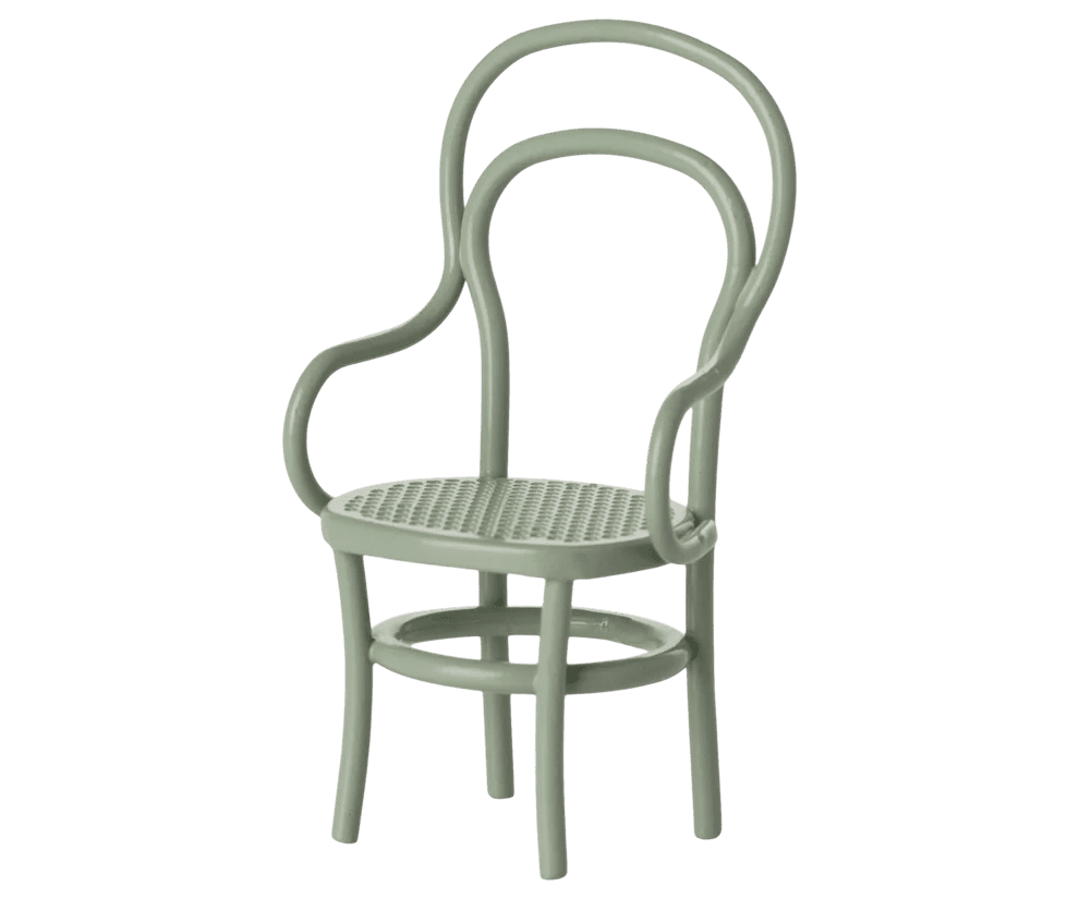 maileg vintage chair, mouse mint 8,5cm