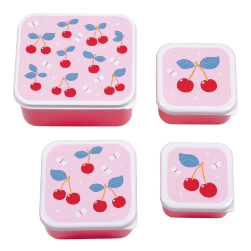 lunch & snack box set kersen