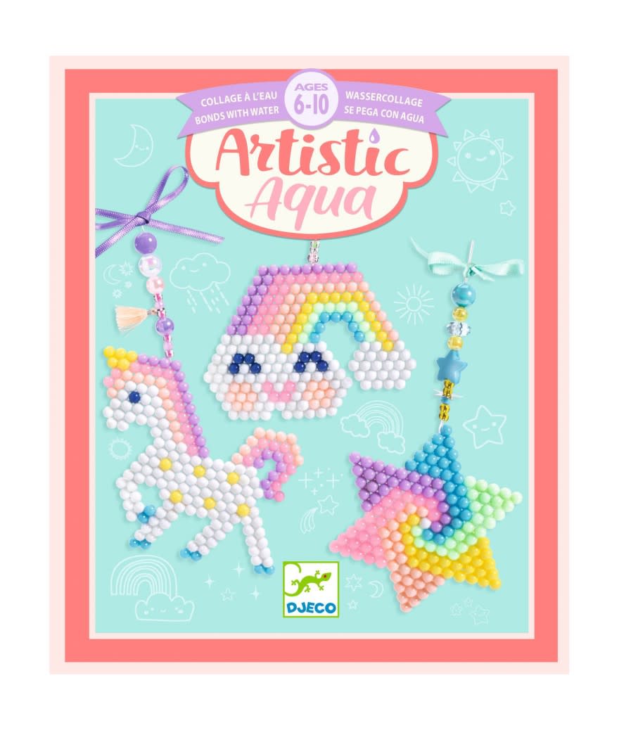 artistic aqua waterparels regenboog