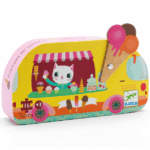 djeco silhouette puzzel ice cream truck 16pcs