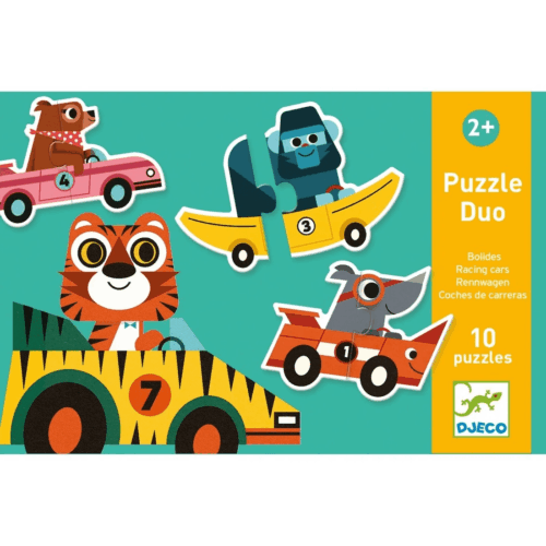 djeco puzzel duo voertuigen