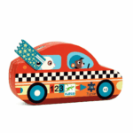 djeco silhouette puzzel race auto 16 pcs