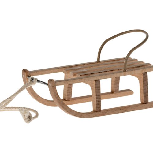 maileg sled, mouse
