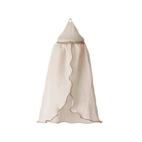 maileg miniature bed canopy cream