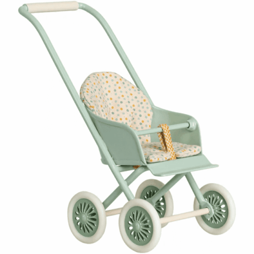maileg stroller, micro mint