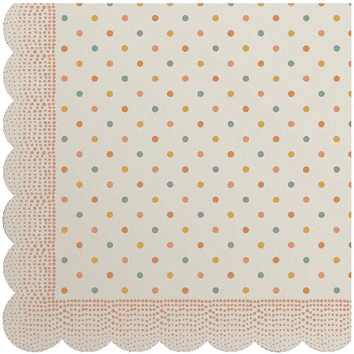 maileg napkin, rose dots