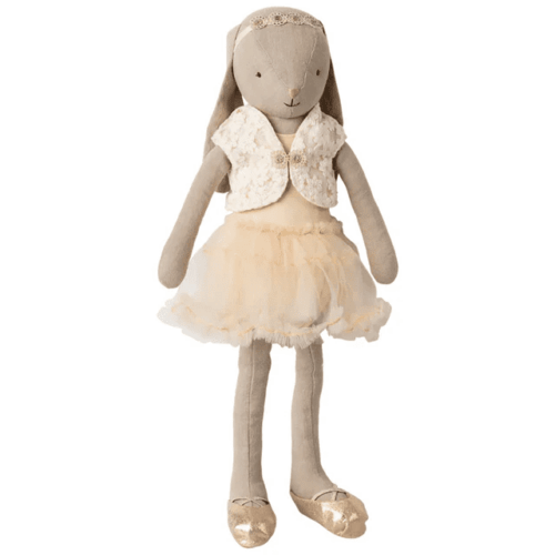 maileg bunny size 3 classic ballet suit and skirt cream 40cm