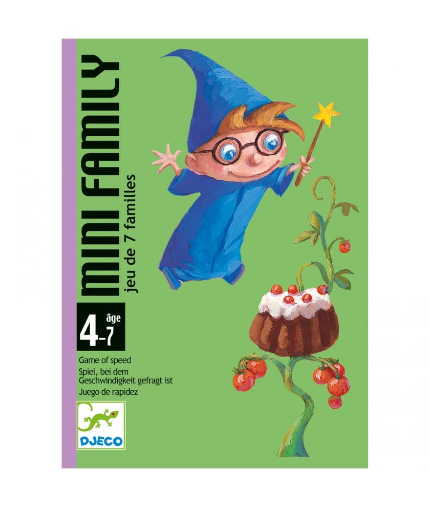 djeco kaartspel mini familie kwartet