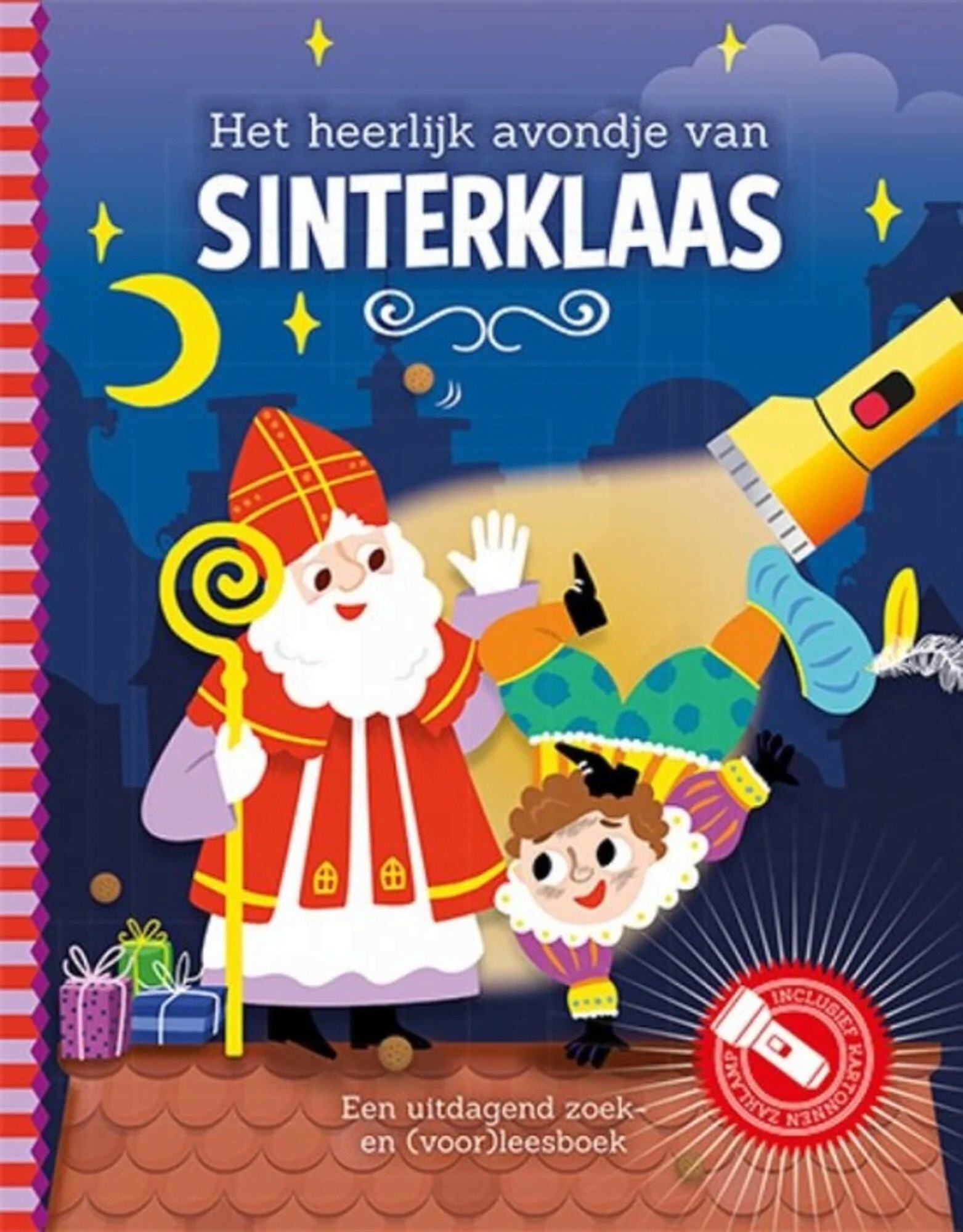zaklampboek het heerlijk avondje van sinterklaas en piet