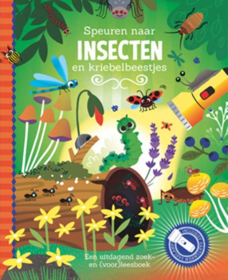 zaklampboek speuren naar insecten