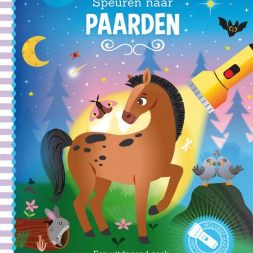zaklampboek speuren naar paarden