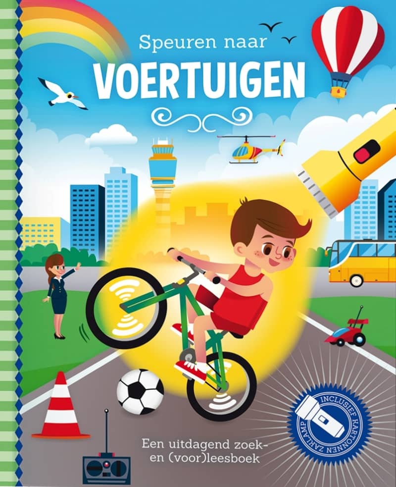 zaklampboek speuren naar voertuigen