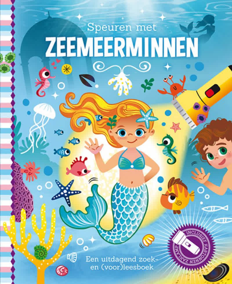 zaklampboek speuren naar zeemeerminnen