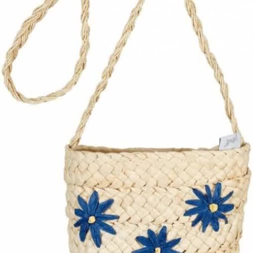 souza! tas nanette blauwe bloemen