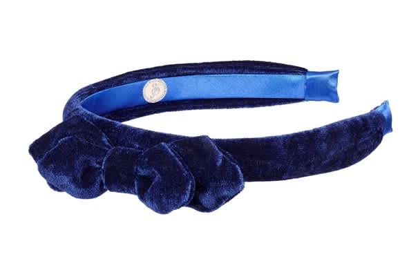 souza! diadeem mayke, blauw met strik