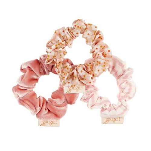 souza! scrunchy elya, roze (3 st)