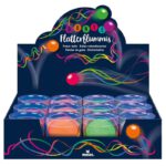 stuiterbal met staart, 4,3cm, 4 assorti