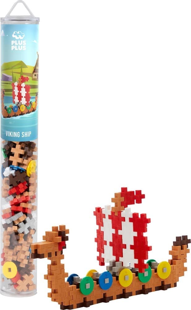 plus plus tube viking ship viking schip 100pc