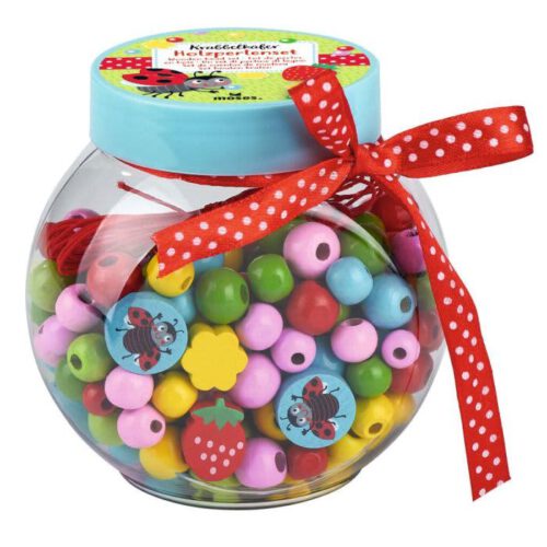 krabbelkafer houten kralenset 3 assorti