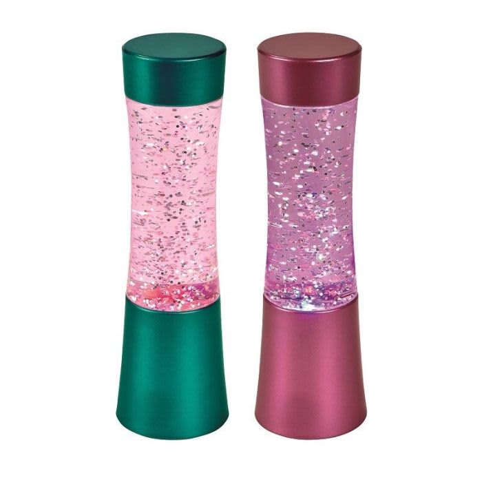glitter led lamp shake and shine 2 assorti