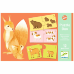 djeco duo puzzel babydieren 2+