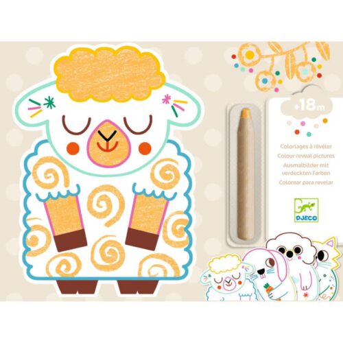 djeco magisch kleuren bekende dieren