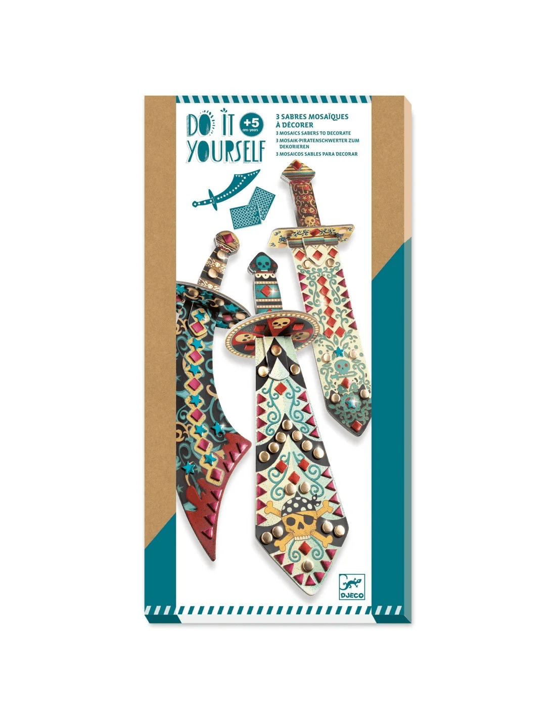 djeco diy zwaarden piraat