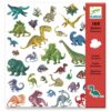 djeco papieren stickers dinosaurussen