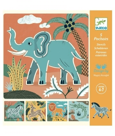 sjablonen wilde dieren