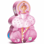 djeco silhouette puzzel ballerina 36pcs +4