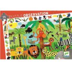 djeco observation puzzle de jungle 35 stuks 3+