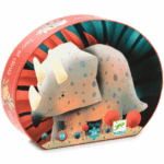 djeco silhouette puzzel teo de dino 24 stuks +3