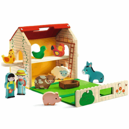 djeco speelhuisje boerderij +18m