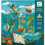djeco herbruikbaar stickeren avonturen op zee 4 7 jaar