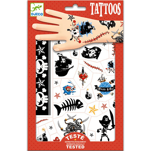 djeco tattoos piraten