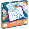 djeco step by step tekenkaarten 1, 2, 3 & co 4 6 jaar