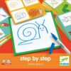djeco step by step tekenkaarten dieren animo and co 4 6 jaar