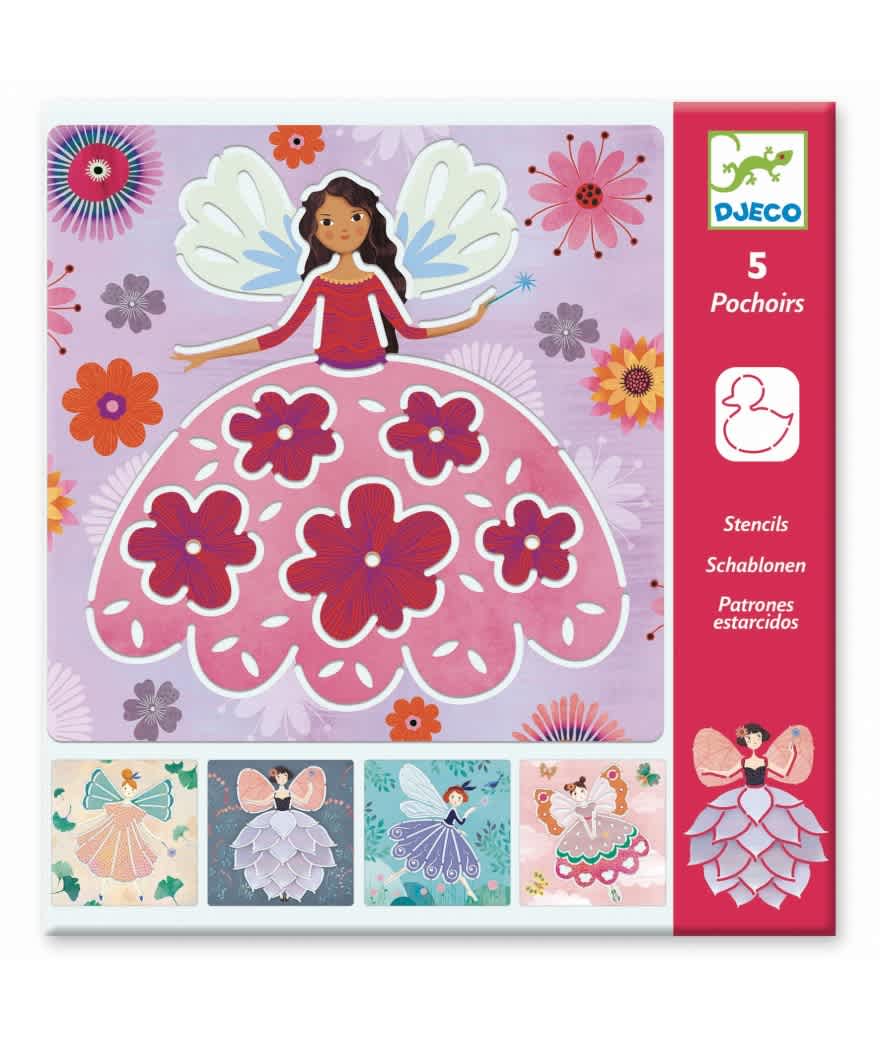 djeco sjablonen fairies