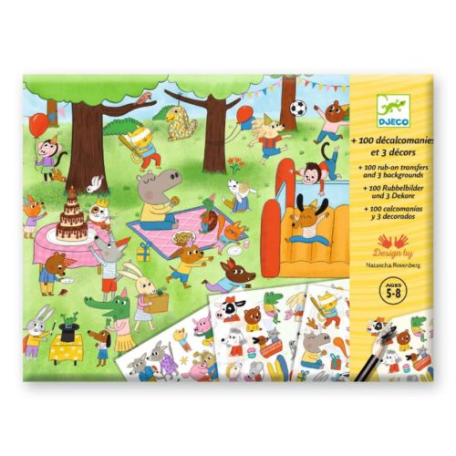 transfer stickeren het is feest!