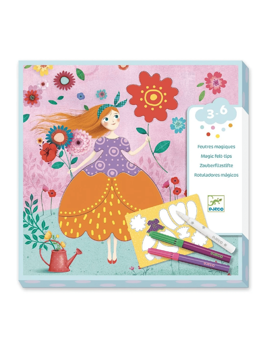djeco magische viltstiften kleurset marie 3 6 jaar