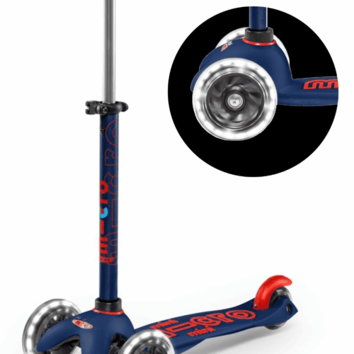 micro mini step deluxe led marineblauw