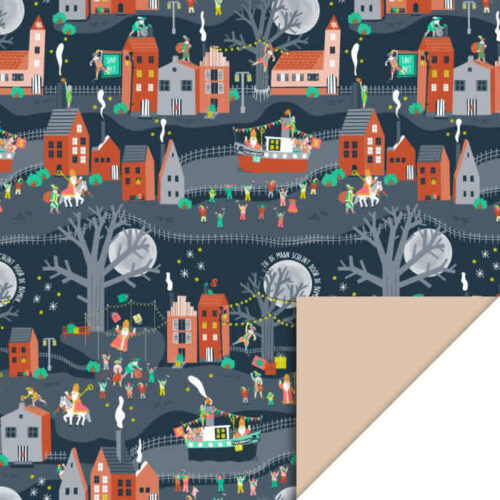 sint intocht nude 70cmx3mtr consumentenrol inpakpapier