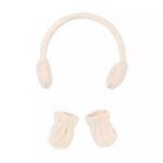 poppenkleding oorwarmers + handschoenen (36 40cm)