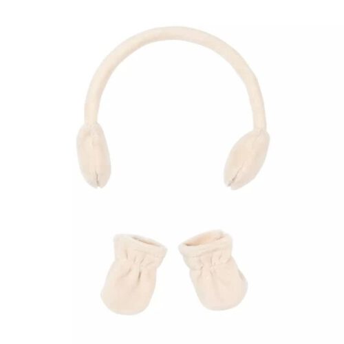 poppenkleding oorwarmers + handschoenen (36 40cm)