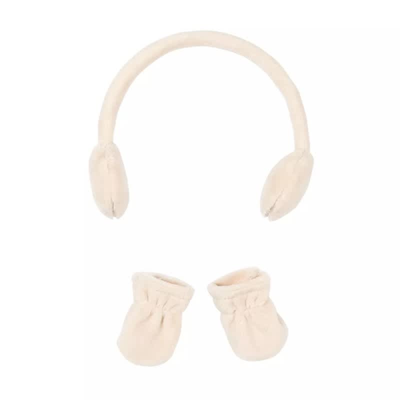 poppenkleding oorwarmers + handschoenen (36 40cm)