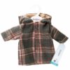 poppenkleding winterjas (36 40cm)