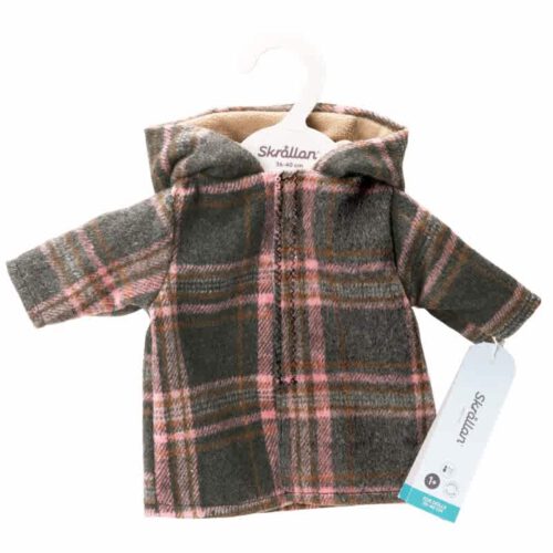 poppenkleding winterjas (36 40cm)