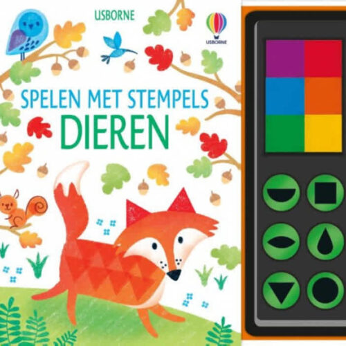 spelen met stempels dieren