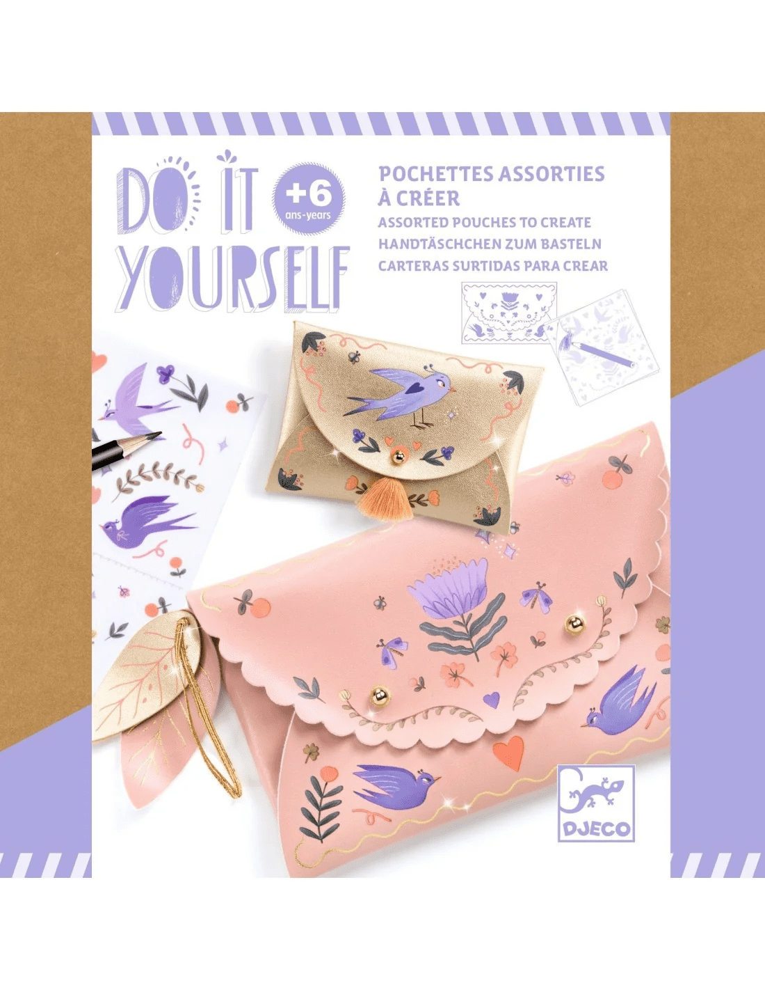 djeco diy tasjes maken sweet fashionista
