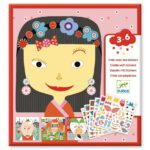 djeco creëer met stickers verschillende gezichten 3 6 jaar